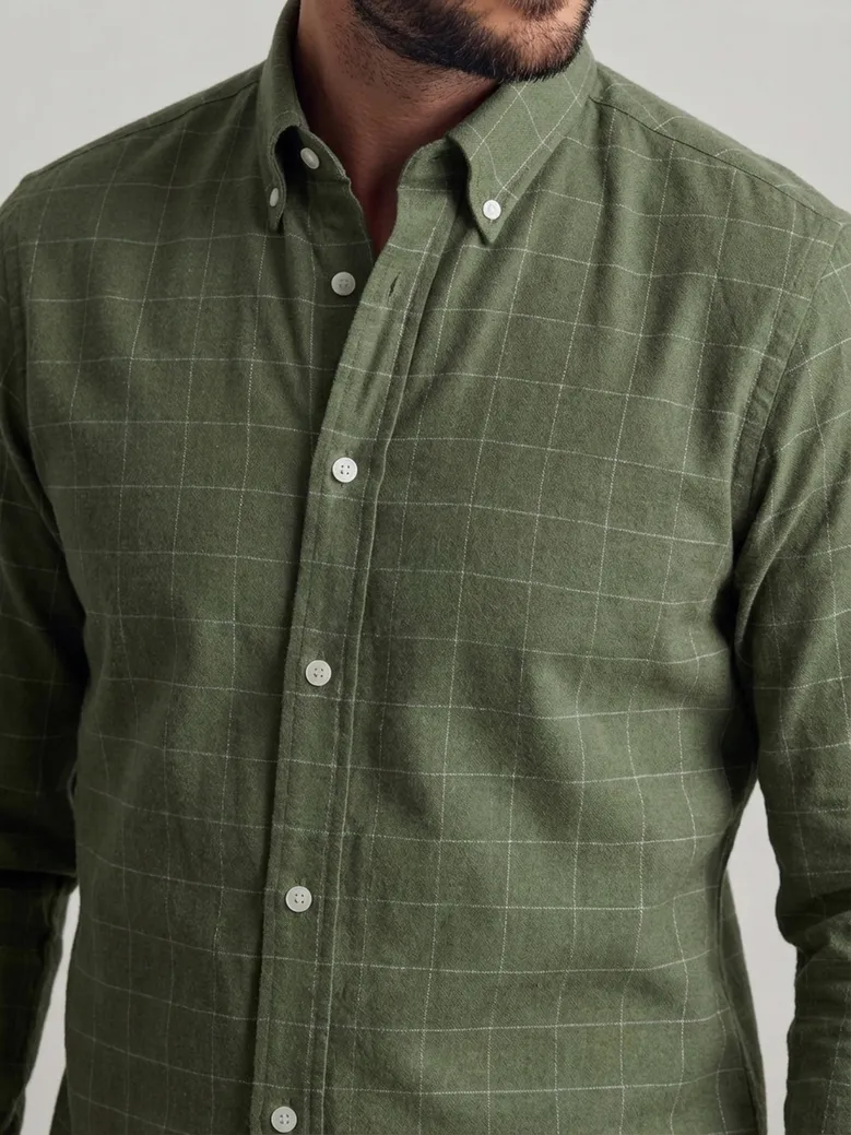 Chemise en flanelle légère et douce
