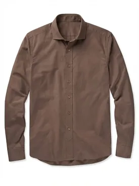 Chemise en gabardine épaisse